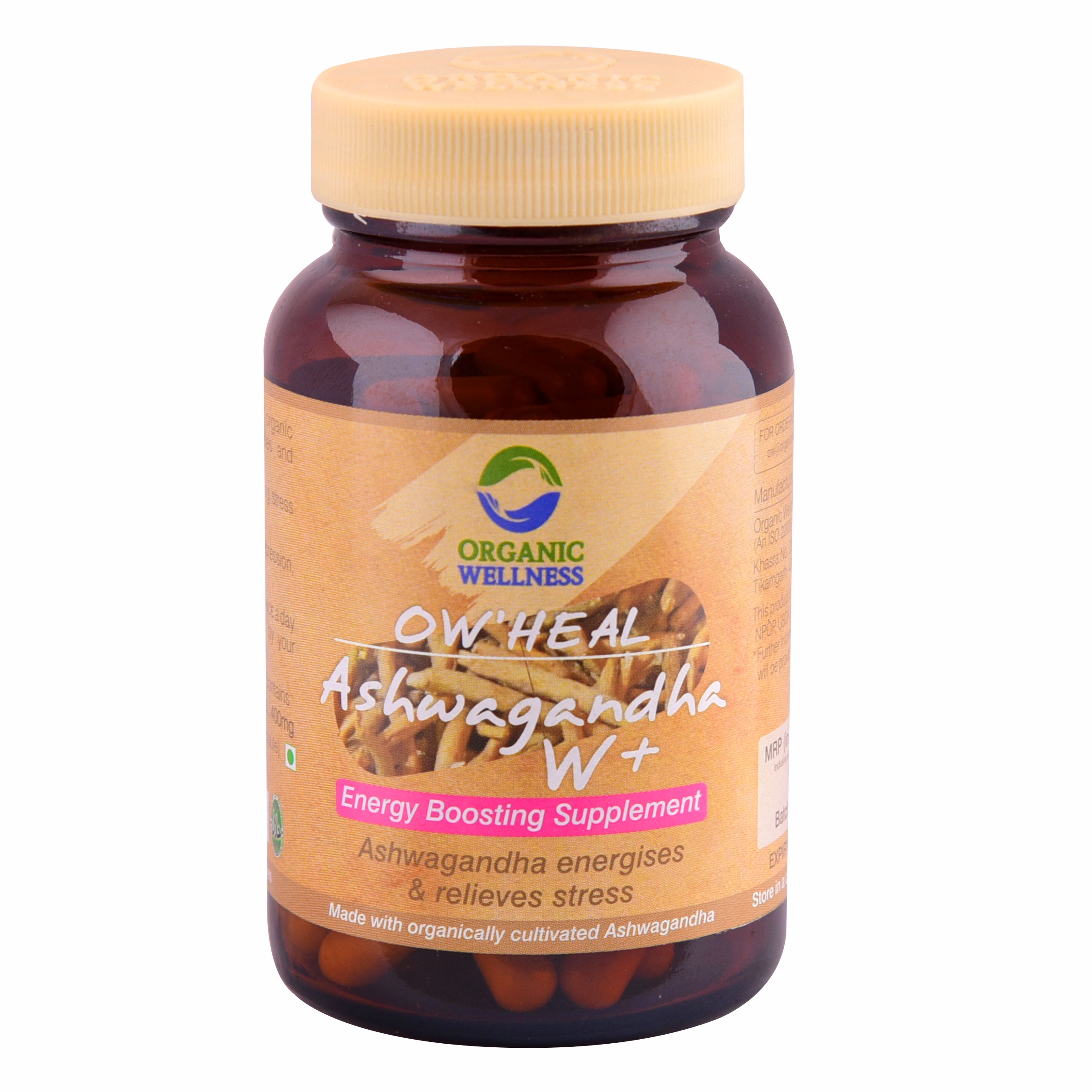 Organic Wellness Heal Ashwagandha W+